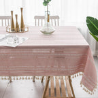 Batillo Linen Tablecloth | Tablecloth, Indoor & Outdoor