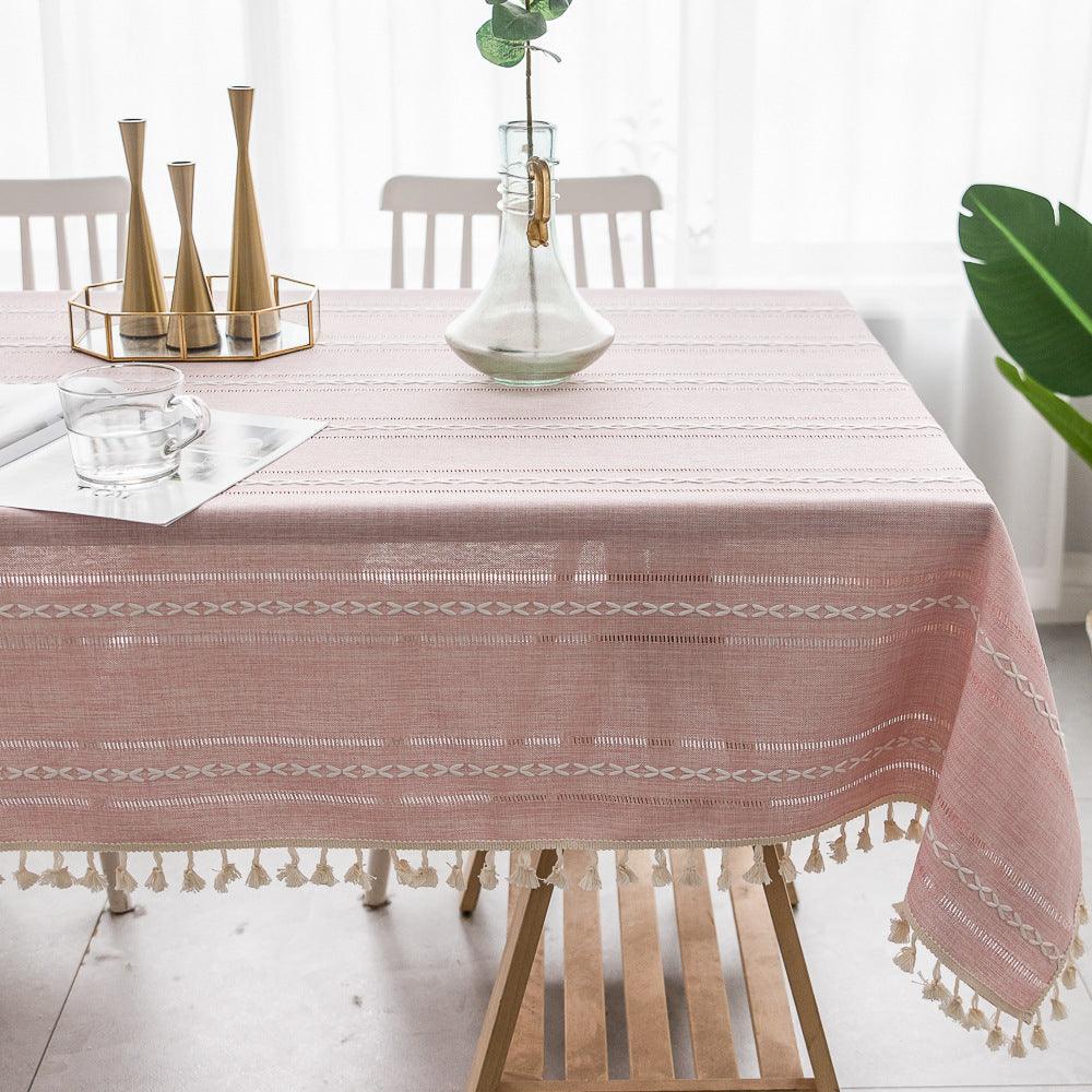 Batillo Linen Tablecloth | Tablecloth, Indoor & Outdoor