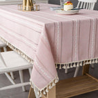 Batillo Linen Tablecloth | Tablecloth, Indoor & Outdoor