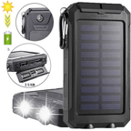 Waterproof Shockproof Solar Battery 10,000 mAh | Solar Rechargeable