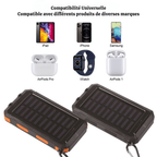 Waterproof Shockproof Solar Battery 10,000 mAh | Solar Rechargeable