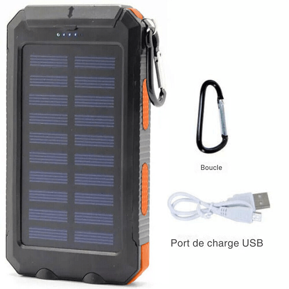 Waterproof Shockproof Solar Battery 10,000 mAh | Solar Rechargeable