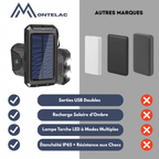 Waterproof Shockproof Solar Battery 10,000 mAh | Solar Rechargeable