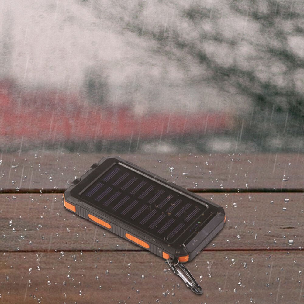 Waterproof Shockproof Solar Battery 10,000 mAh | Solar Rechargeable