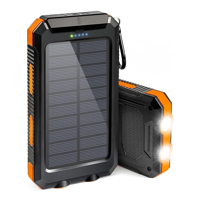 Solar Power Bank 20000mAh with LED Light