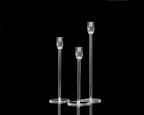 LumenAcry Acrylic Candle Holder Set (3-piece)