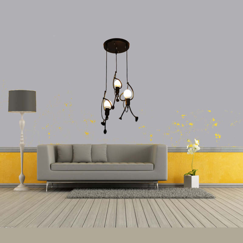 Retro Iron Man Pendant Light