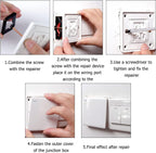 NEW UPGRADE- 10Pcs 86mm Switch Box Repair Tool