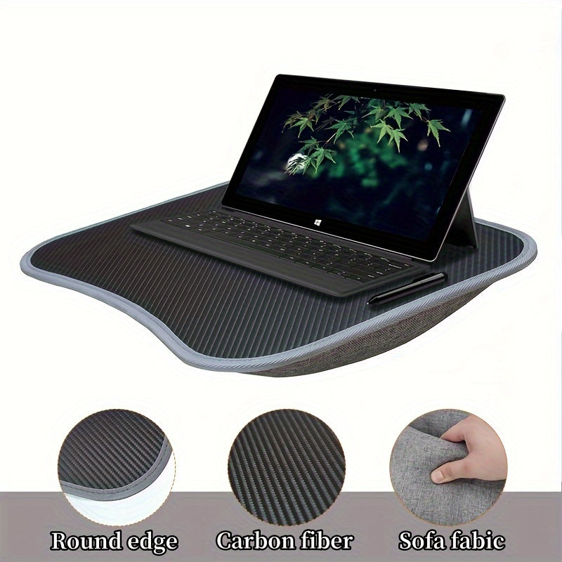 Portable Laptop Desk with Soft Bottom – For Bed, Couch, and On the Go
