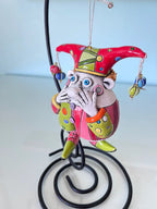 Colorful Jester Bell Ornaments
