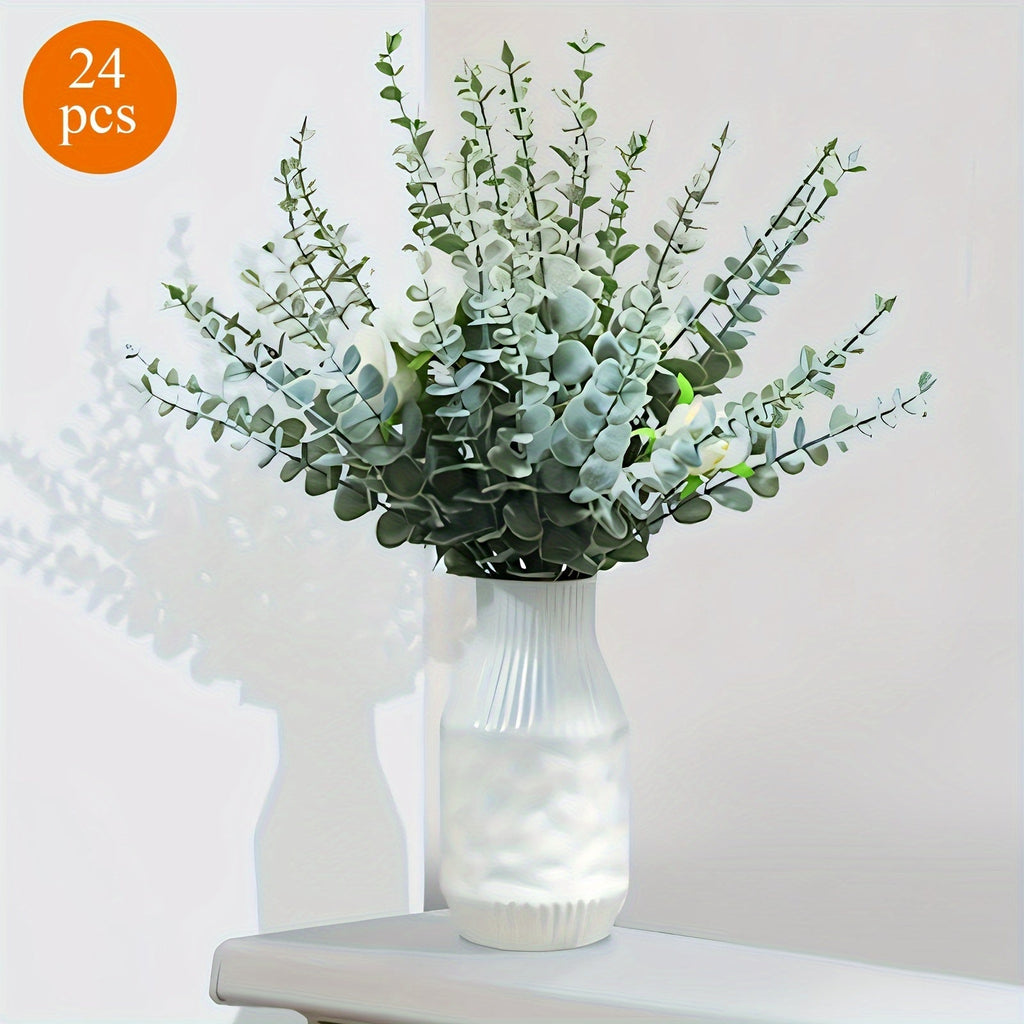SpringEuca Artificial Eucalyptus – Decorative Centerpiece for Get Well or Hanukkah