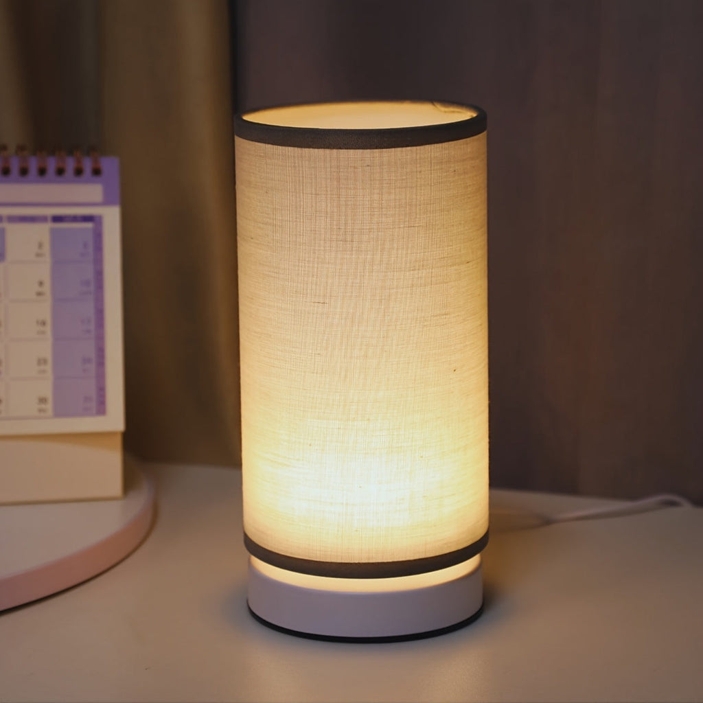 ModernLicht – Illuminated USB Table Lamp in Cylinder