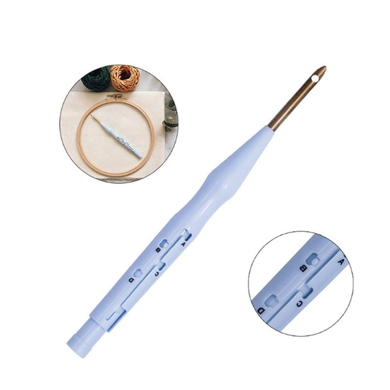 3D Embroidery Punch Needle Tool for Raised Textile Art