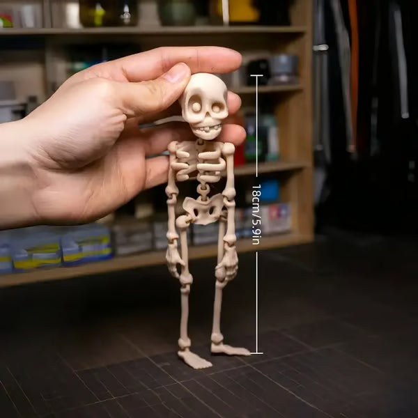 3D printed vintage skeleton magnetic figure