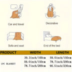 LuxeFleece – Elegant French Style Blanket for Comfort