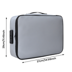Waterproof and fireproof sealable document storage bag