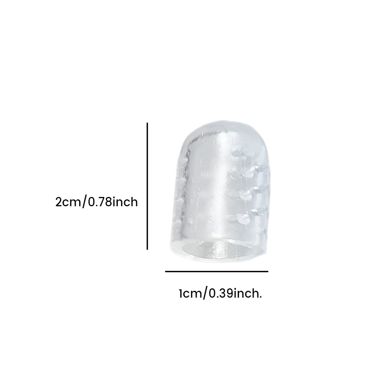 Anti-friction toe protector made of silicone
