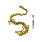 Golden Dragon with movable joints