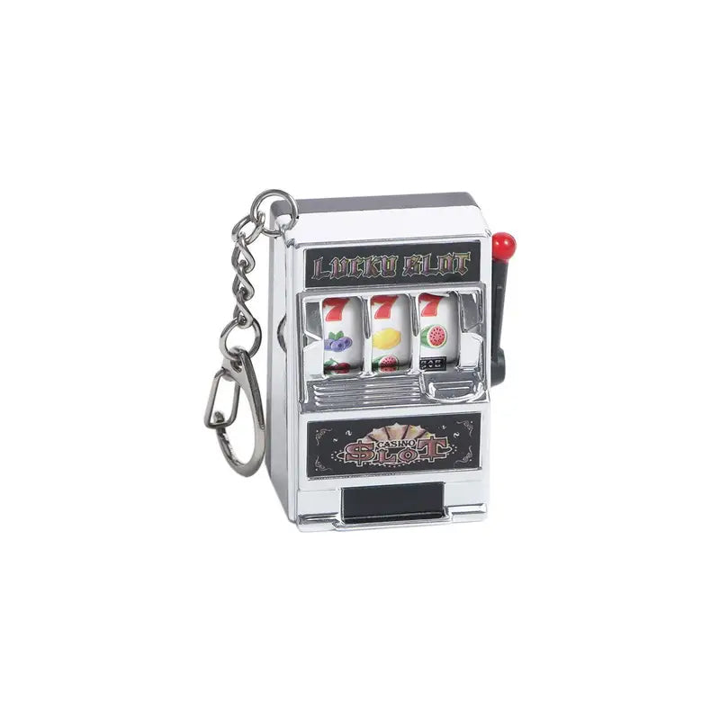 Keychain designed as a slot machine