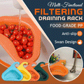 Multifunctional, hanging filtration rack with drainage pipe