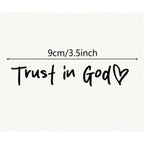 “Trust in God” Rear-View Mirror Decal