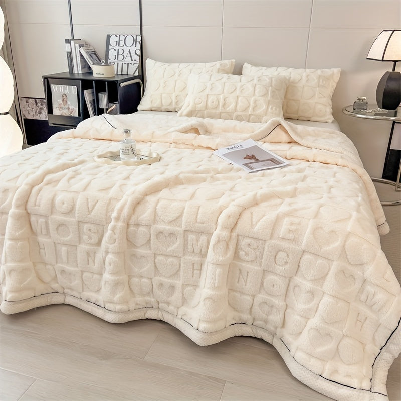 CozyCoral – Luxury Fleece Blanket for All Seasons