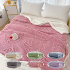 Cozy Luxe – Soft Fleece Blanket with Butterfly Design