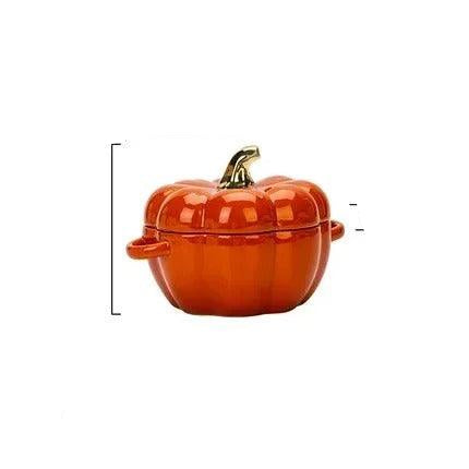 Stylish Ceramic Pumpkin Bowl for Serving Dishes