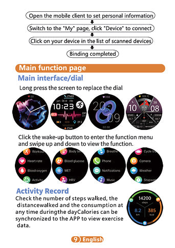 One-Click Blood Sugar|Blood Glucose Blood Pressure ECG|ECG HRV Heart Rate Monitor Health Smart Watch