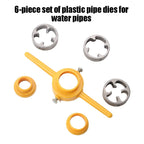 6-Piece Set Of Water Pipe Die Plastic Pipe Die Tap Wrench Set