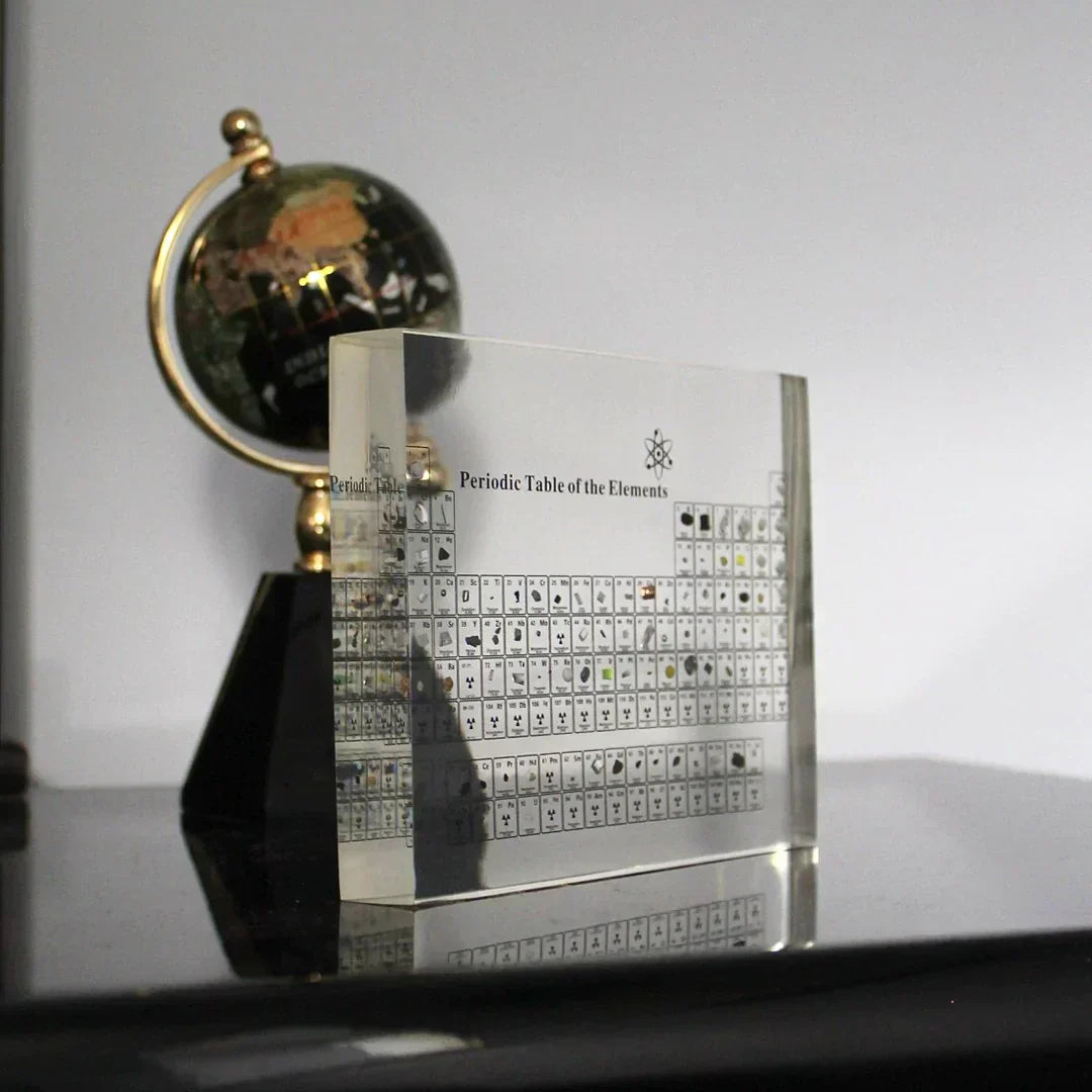 AtomVault | Educational Periodic Table Display with Real Elements – Premium Glass Science Decor