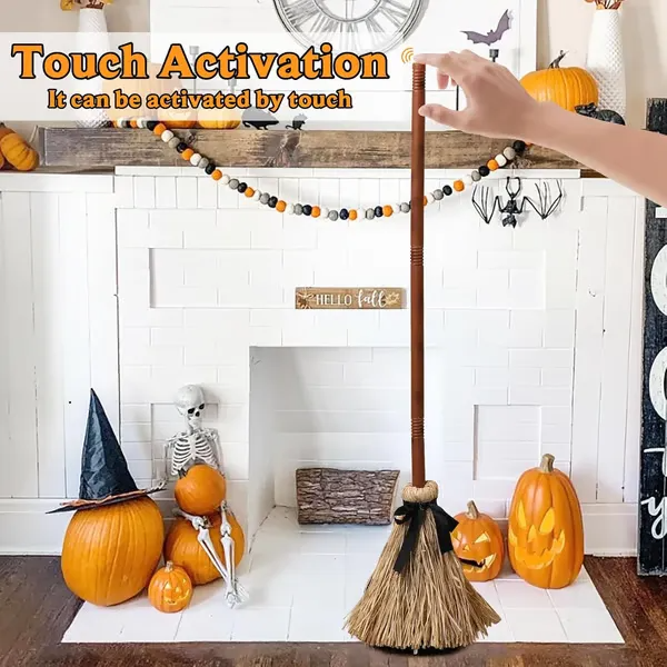 Floating PhantomBroom — Enchant Your Halloween Party With Haunting Floating And Evil Laughter