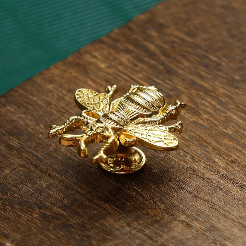 Bee Shape Cabinet Knob Kitchen Decorative Wardrobe Drawer Handle Pull