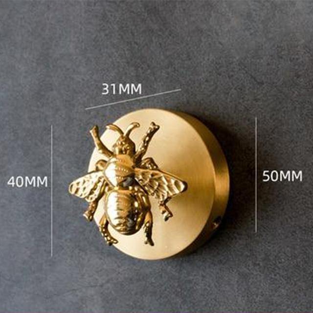 Solid Brass Animal Wall Hooks with Decorative Gold Finish for Home Storage