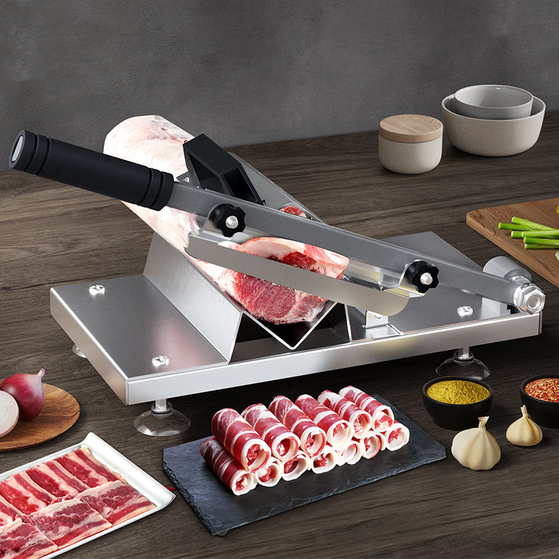 Beef Herb Mutton Rolls Cutter Meat Slicer Frozen Meat Cutting Machine