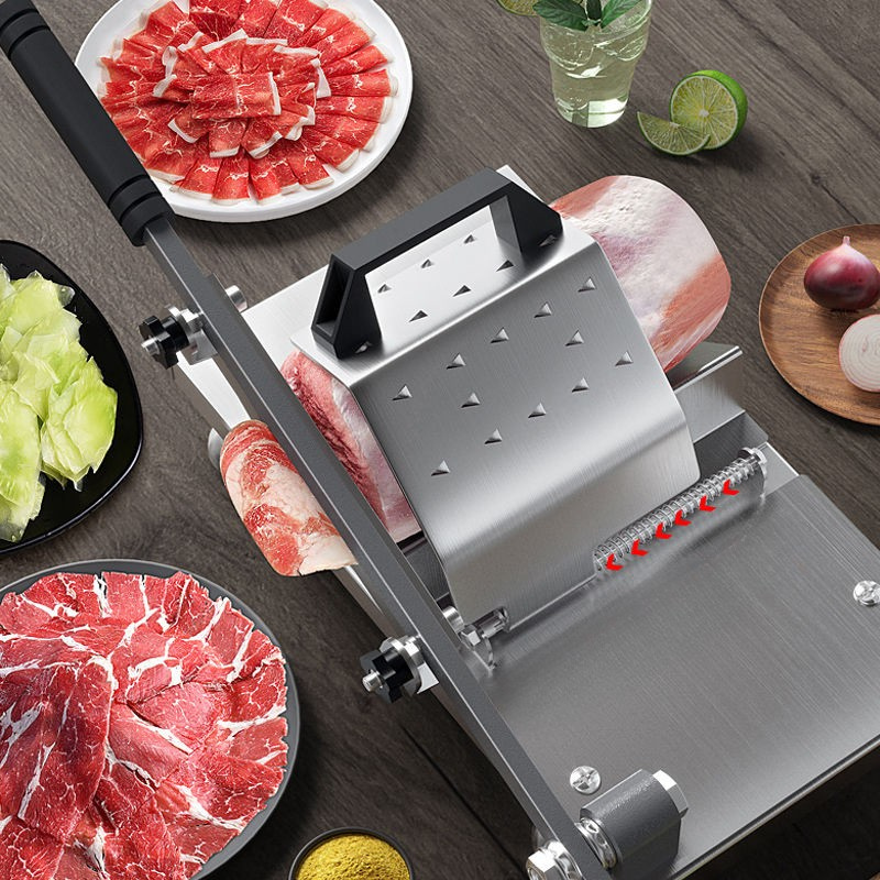Beef Herb Mutton Rolls Cutter Meat Slicer Frozen Meat Cutting Machine