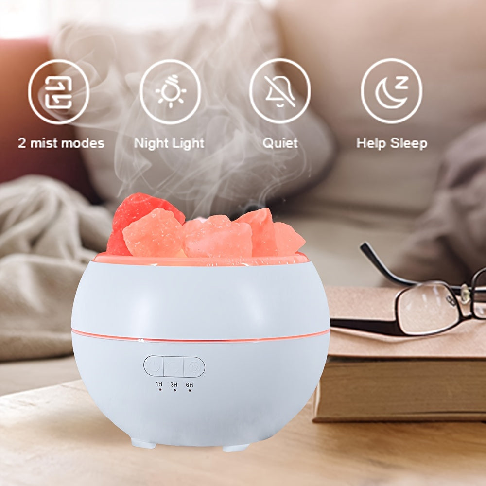 Salt lamp diffuser - 3-in-1 essential oil diffuser, Himalayan salt lamps & humidifier