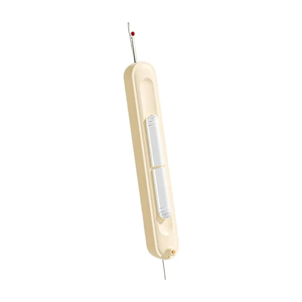 2 in 1 Needle Threader Tool with Cutter for Easy Sewing