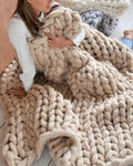 Knitted Asymmetrical Women's Sweater