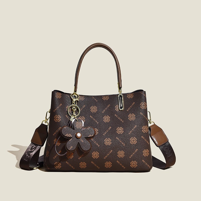 Women’s Tote Bag | Vintage Floral Print | Faux Leather | Spacious 20L Capacity