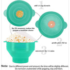 Collapsible Silicone Microwave Popcorn Popper