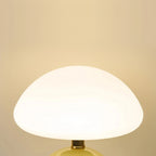 Dimmable LED Nightstand Lamp with Glass Shade