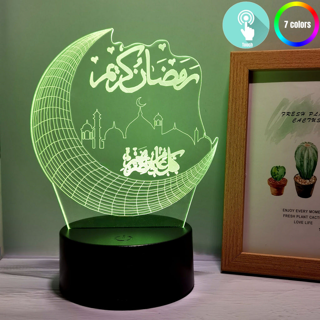 MoonPalace - 3D Color Night Lamp Touch