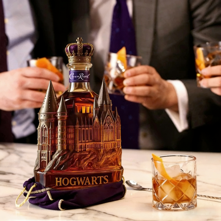 Hogwarts Castle Crown Royal Whiskey Bottle - Unveil A Truly Magical Addition to Your Collection
