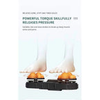 Luxury Shiatsu foot massager with heat function | 12 3D massage balls & timer