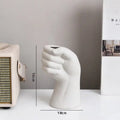 Artistic Hand Gesture Ceramic Tabletop Flower Vase