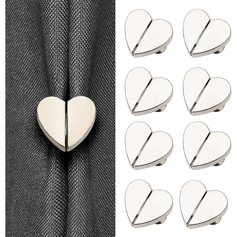 Heart-Shaped Magnetic Curtain Fasteners