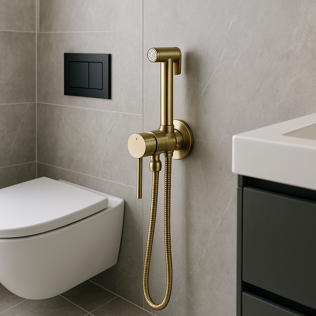 Always Clean Wall Mounted Bidet Spray Faucet Set