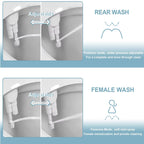 Ultra-Thin Bidet Attachment For Toilet