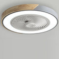 Integrated LED Ceiling Lamp and Fan Without Blades with Remote